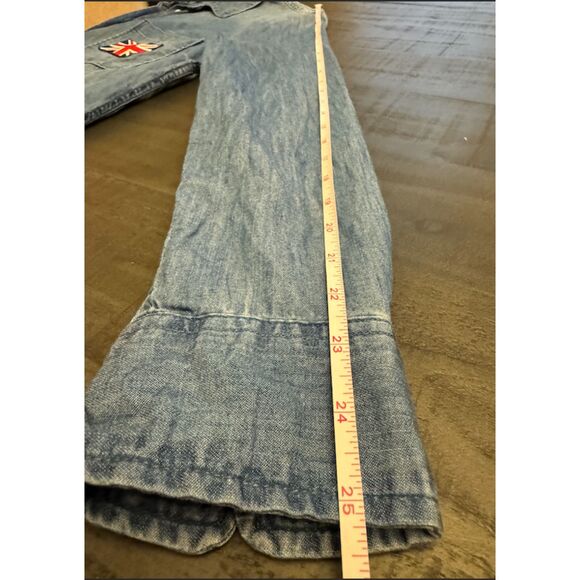 Merona Denim Button Down with Wings/Embellishments-Sz XL - Picture 10 of 13